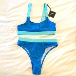 ZAFUL medium blue bikini